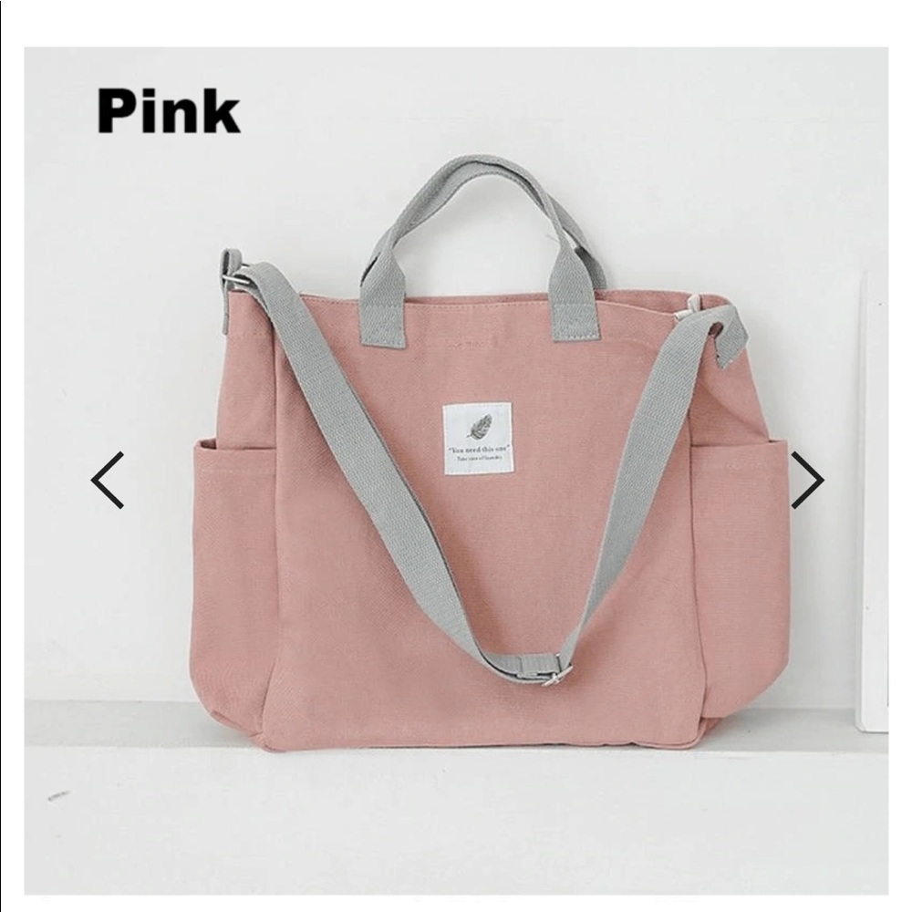 Notebook Therapy Canvas Korean Tote Bag